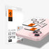 AGL07163 - iPhone 15 Pro / 15 Pro Max Optik Pro Lens Protector in natural titanium showing the device